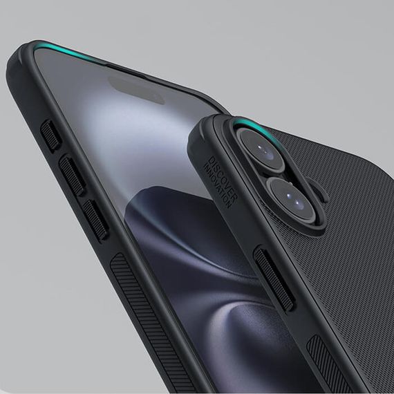 Чохол Nillkin Matte Pro для Apple iPhone 16 (6.1") Чорний / Black | Зображення 5