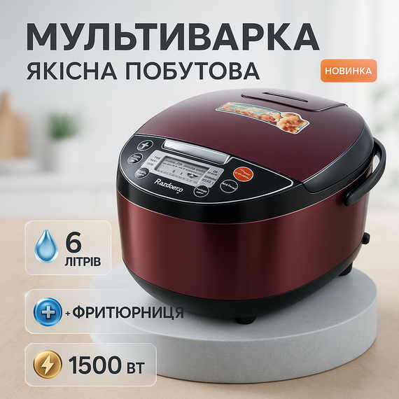 Мультиварка для варіння, Мультиварка 5 л, Бюджетна мультиварка для кухні 5 літрів HY-31