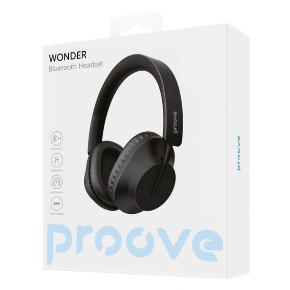 Бездротові навушники Proove Wonder black | Зображення 1