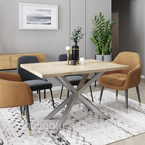 Каркас для столу з металу 850×450mm, H=730mm Сірий