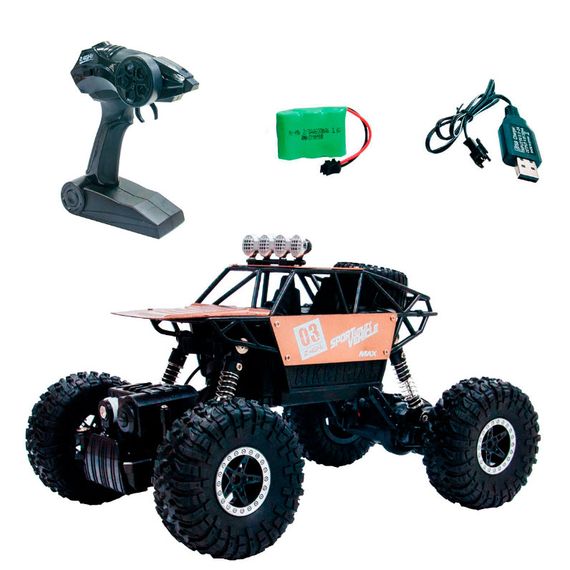 Автомобіль off road crawler на радіокеруванні коричневий | Зображення 4