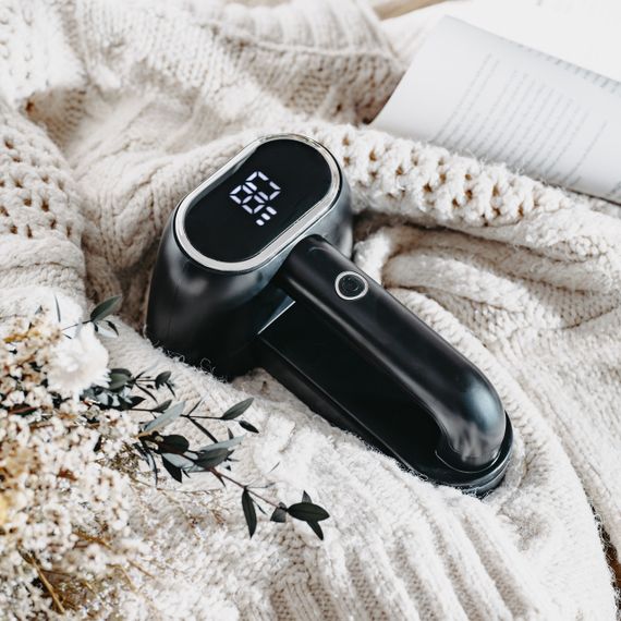 Машинка для видалення катишків Adler AD 9622 чорна акумуляторна з LCD дисплеєм, подвійна головка | Зображення 5