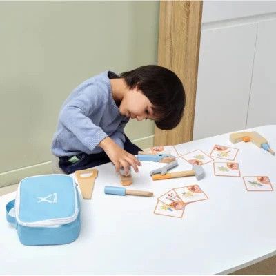 Игровой набор Viga Toys PolarB деревянный Инструменты 13 элементов (44204) | Зображення 6