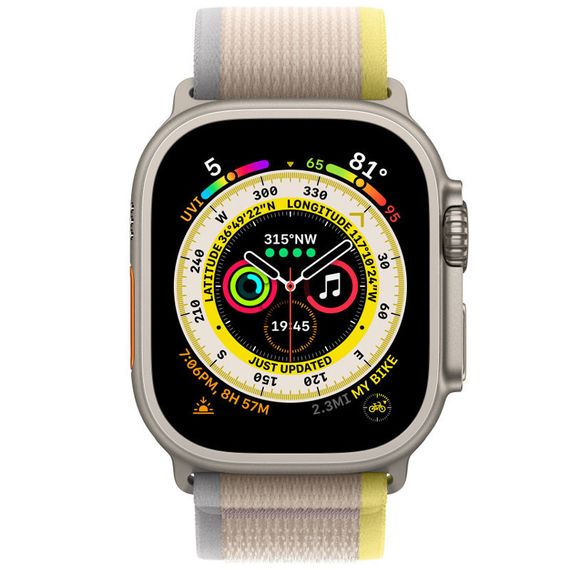 Ремешок Trail Loop для Apple Watch 42(ser.1-3)/44/45/46/49mm (m/l) Yellow / Beige | Зображення 1