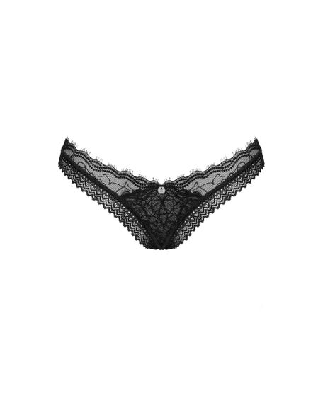 Стринги Obsessive Medilla Черные XL/2XL | Зображення 4