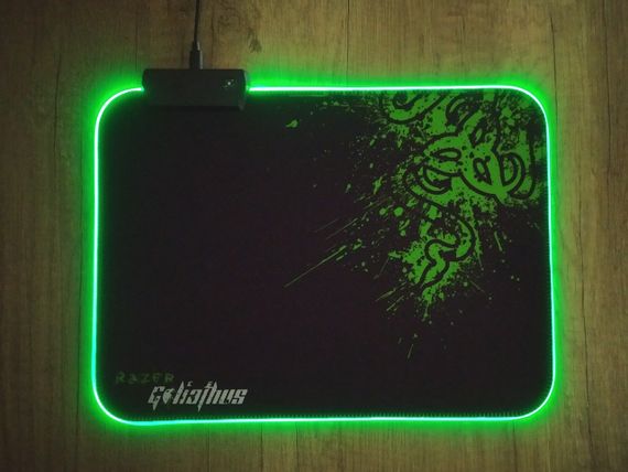 Коврик для мышки RGB RAZER R-350 (25*35*0.3) с подсветкой (в коробке) | Зображення 1