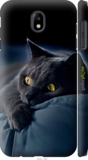 Чохол на Samsung Galaxy J7 J730 (2017) Димчастий кіт "825m-786-2448"