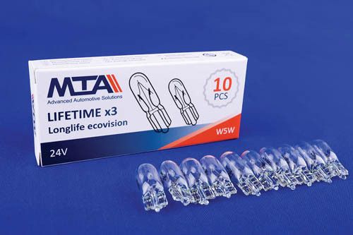 Лампа автомобільна 24V 5W W5W (покажелі повороту (бічні), освітлення номерного знака, габарити, стоянкове 82213 MC11