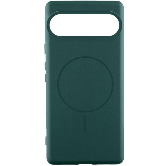 Чохол Silicone Cover Lakshmi (AA) with Magnetic Fit для Google Pixel 10 / 10 Pro Зелений / Dark green
