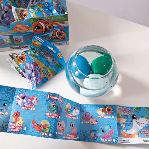 Іграшка, що зростає "Жителі тропічних морів" #sbabam 77/CN-2020 в яйці «Tropical Eggs» | Зображення 3