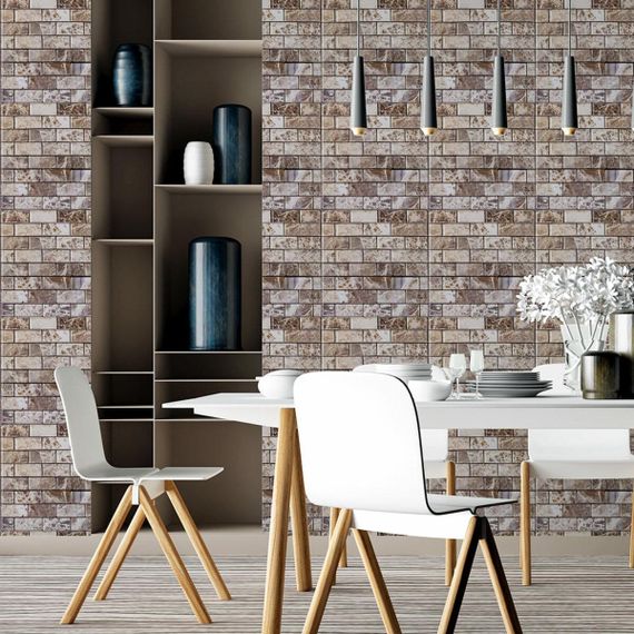 Декоративна ПВХ плитка на самоклейці квадрат 300х300х5мм, ціна за 1 шт. (СПП-601) SW-00000668 | Зображення 4