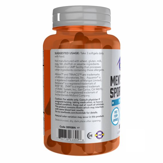 Men's Active Sports Multi - 180 Softgels | Зображення 3