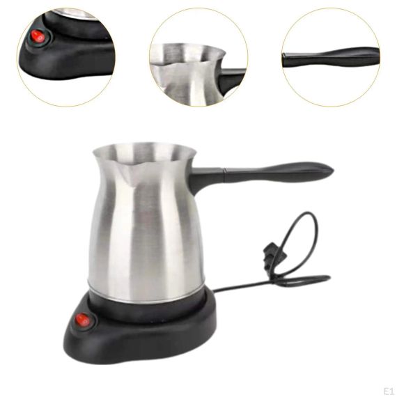 Электрическая кофеварка турецкая из нержавеющей стали Sokany SK-09044 | Зображення 1