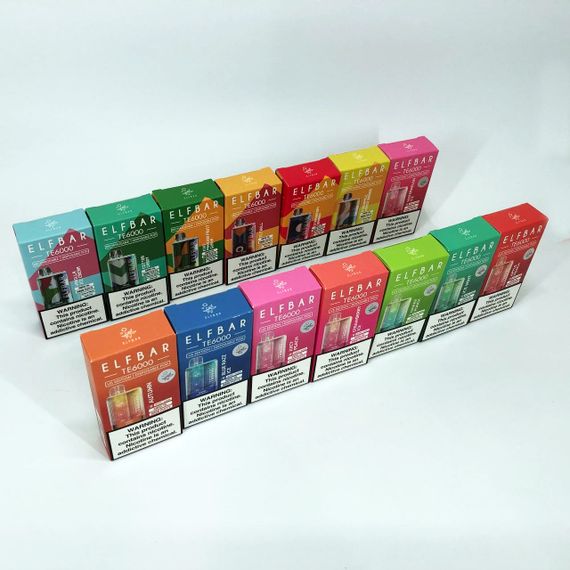 Elf Bar TE6000 5%. Чорниця Лайм (Blueberry Lime) | Зображення 1