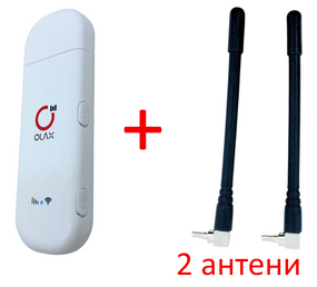 Роутер модем WIFI 4G Olax Олакс F 90 MIMO сім карта 2 виходи під антену +  2 антени по 5 дбi