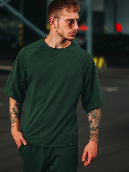 Комплект Оверсайз лето хаки S L | Зображення 6