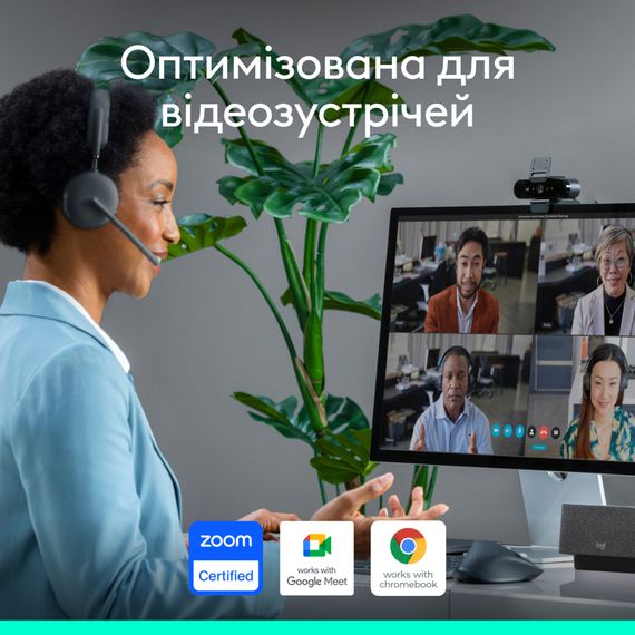 Веб-камера Logitech Brio 4K Ultra HD Graphite (960-001718) | Зображення 5