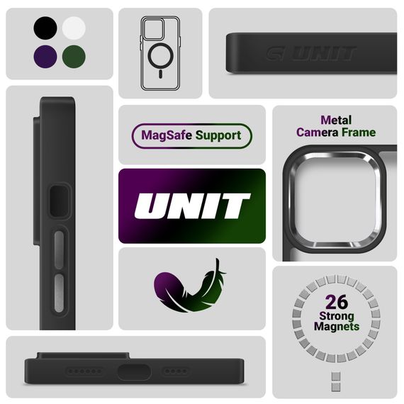 Чохол до мобільного телефона Armorstandart Unit MagSafe Apple iPhone 15 Pro Black (ARM69353) | Зображення 4