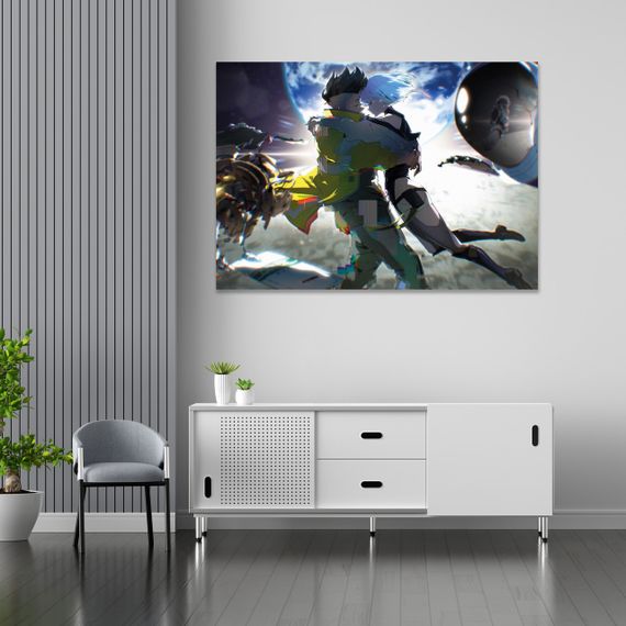 Плакат-постер з принтом Кавун Cyberpunk Edgerunners Кіберпанк David Martinez, що біжать по краю, Девід Мартінес Lucy A4 ПЛ000742(A4)