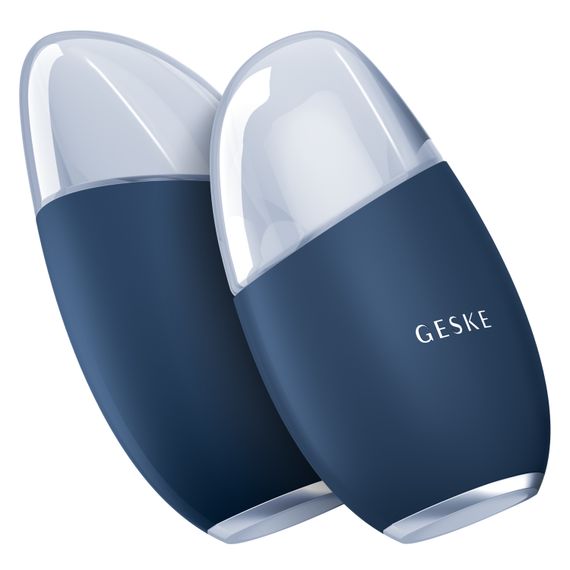 Массажер для лица GESKE Cool&Warm Eye and Face Massager 7в1 starlight, Синий | Зображення 5