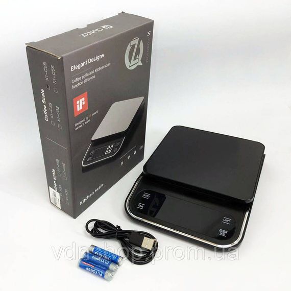 Кухонні ваги з дисплеєм ваги X-1, 5кг, Ваги побутові кухонні з вимірюванням об'єму MA-51 | Зображення 7