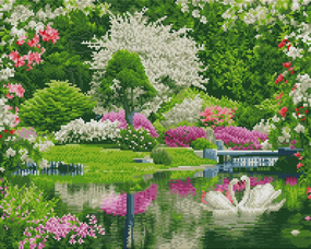 Алмазна мозаїка Чарівна весна 40х50 см ColorArt  SP020