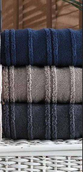 Полотенца Pupilla Cevher koyu 70х140 Микрокоттон набор 3шт