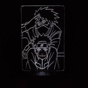 Акриловий світильник-нічник Наруто 5 білий tty-n000238