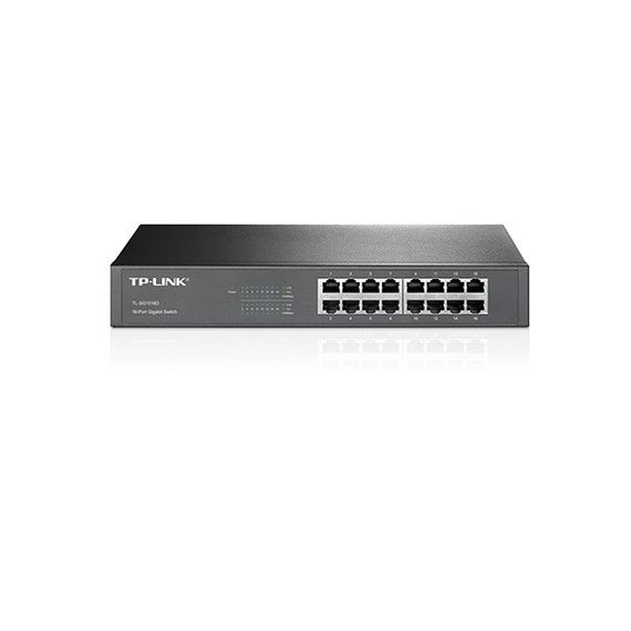 Коммутатор TP-LINK TL-SG1016D 16xGE неуправляемый 13&quot; 1U (TL-SG1016D)
