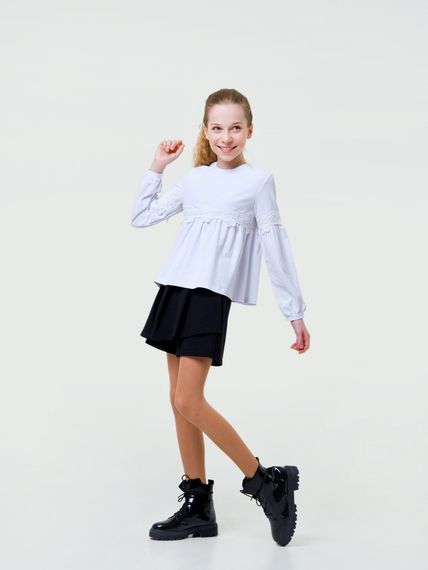 Спідниця-шорти, черн., Стр.футер, Smil 120286 ч 12л/152/40 | Зображення 3