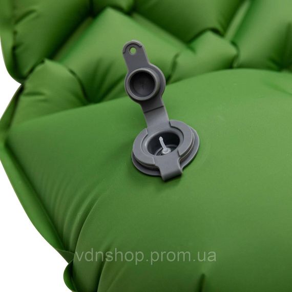 Матрас для палатки надувной походный 190х55х3 см туристический матрас Зеленый SJ-0084GR | Зображення 7