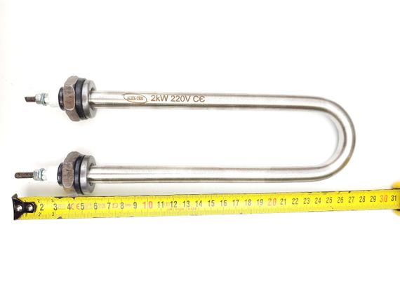 Тэн нержавейка 2000W D13/м22 дугообразный для воды | Зображення 1