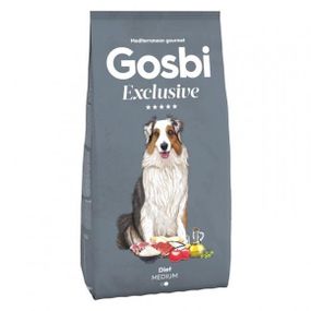 Gosbi Exclusive Diet Medium 12 кг корм з куркою для собак схильних до набору зайвої ваги