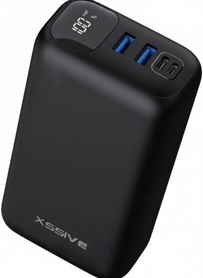 Повербанк XSSIVE 30000 mAh Fast Charge QC/PD з LED-дисплеєм XSS-PB23 Чорний | Зображення 3