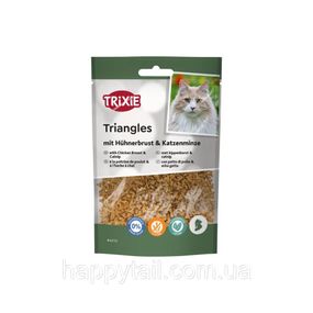 Ласощі для котів Trixie трикутники з курячим філе та котячою м'ятою 50г