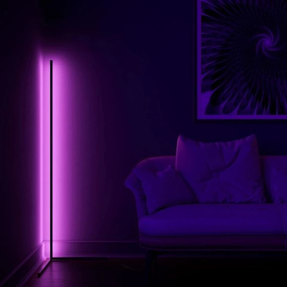 Кутовий LED торшер Ledox Design з пультом та регульованою яскравістю 330 колірних комбінацій | Зображення 4