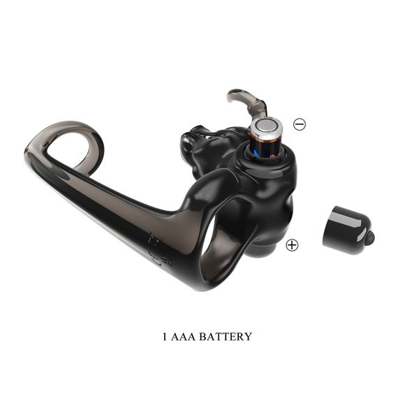 Насадка з вібрацією Pretty Love - BULL WARRIOR BLACK, BI-210333 Sex Aura | Зображення 7