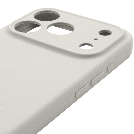 Чохол Silk Full Camera Protective (AA) NO LOGO для Apple iPhone 17 Pro Max / 18 Pro Max (6.9") Бежевий / Antique White | Зображення 4