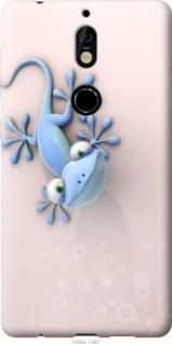 Чехол на Nokia 7 Геккончик из силикона FCh_021686