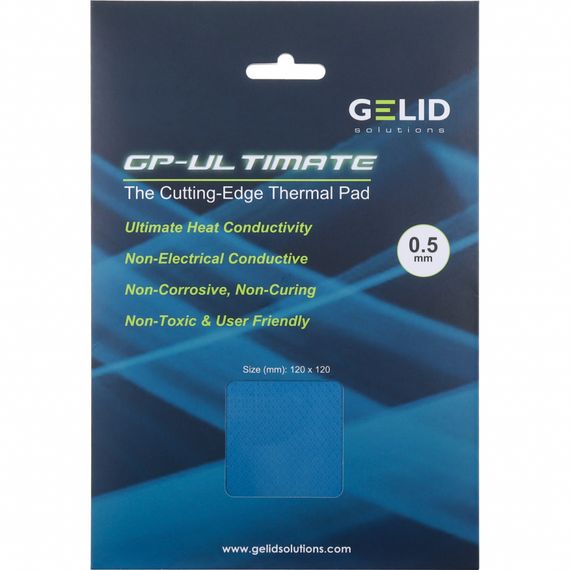 Термопрокладка Gelid Solutions GP-Ultimate Thermal Pad 120x120x2 mm (TP-GP04-S-D) | Зображення 3