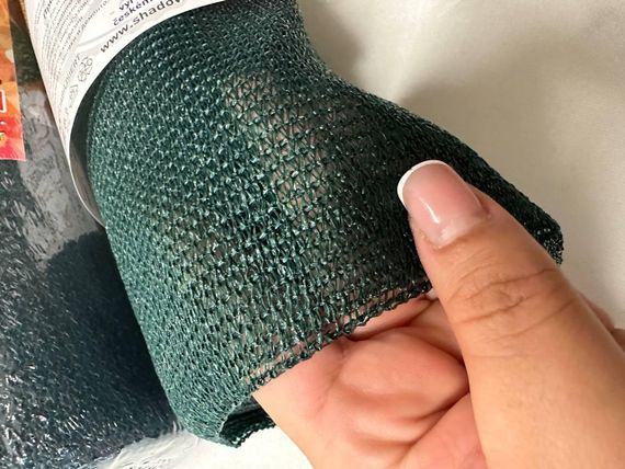 Парканна сітка 110 г/м2 90% 2*10 м притіняюча  сітка від сонця | Зображення 6