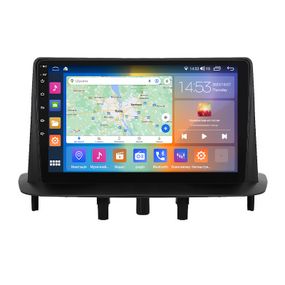 Штатна магнітола 9" Lesko для Renault Fluence I 2009-2013 4/64Gb CarPlay 4G Wi-Fi GPS Prime Рено