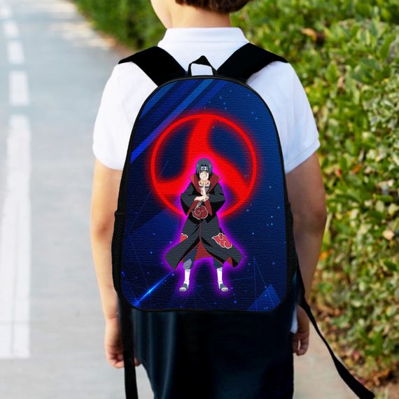 Рюкзак дитячий Аніме Наруто Ітачі Ітачі Учіха, 34х27см, міський ранець для хлопчика з принтом (00334)