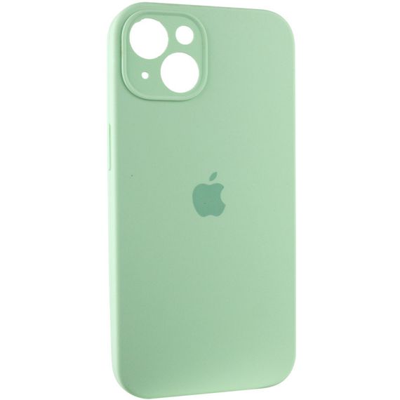 Чохол Silicone Case Full Camera Protective (AA) для Apple iPhone 15 Plus (6.7") Зелений / Pistachio | Зображення 1