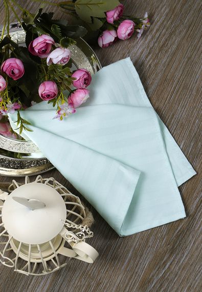 Серветка Lotus Home 9394 Туреччина 45*45 см  Сатін Ментоловий