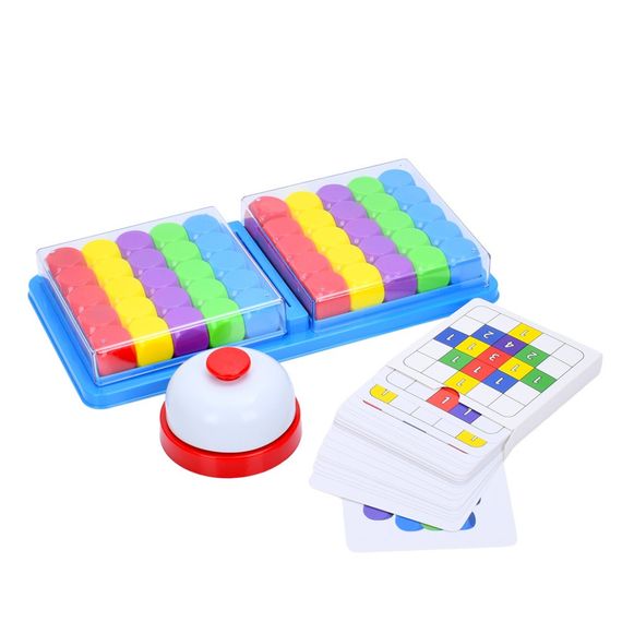 Настільна гра "Кубики" 5236 кубики 50 шт, дзвінок, картки 30 шт | Зображення 2