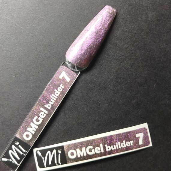 Наклейка на типсу (палитру) для геля Mi OMGel №07 (9 x 55 мм)