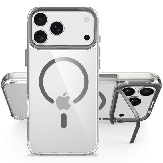 Чехол TPU Space Case Apex with MagSafe для Apple iPhone 17 Pro Max (6.9") Grey | Зображення 2