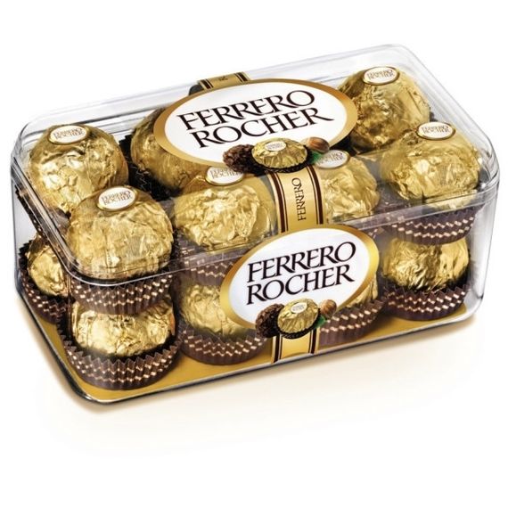 Конфеты шоколадные Ferrero Rocher, 200 г, Германия,с цельным лесным орехом,