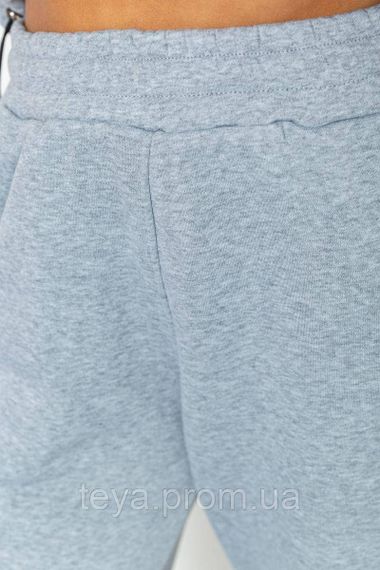 Спортивный костюм женский на флисе, цвет светло-серый, размер L-XL FA_008167 | Зображення 5